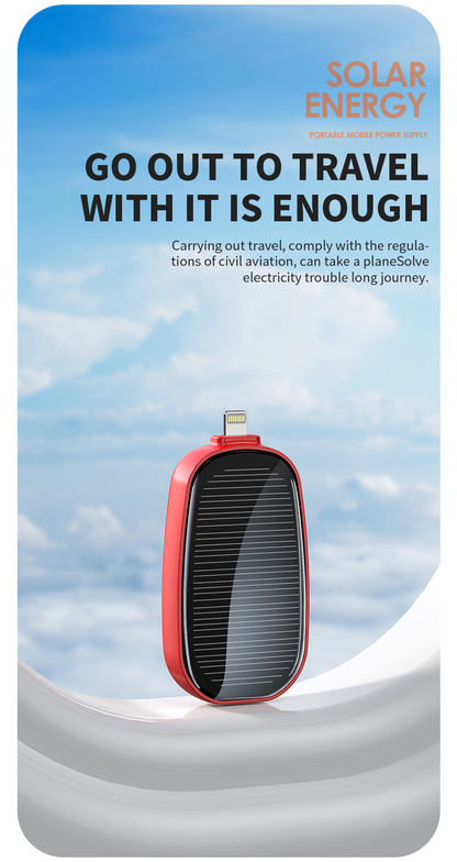 Solar Keychain Power Bank