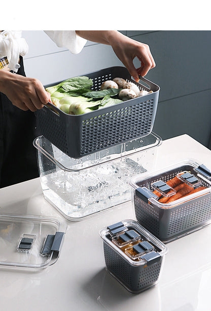 Refrigerator Separated Fresh-keeping Drain Basket