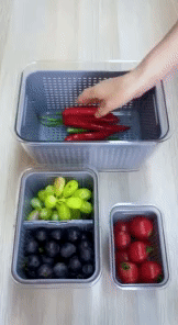 Refrigerator Separated Fresh-keeping Drain Basket