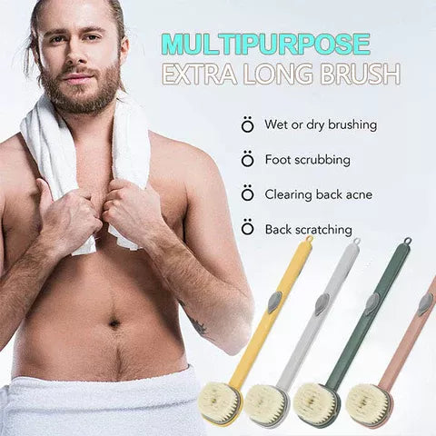 Multifunctional Bath Brush With Long Handle