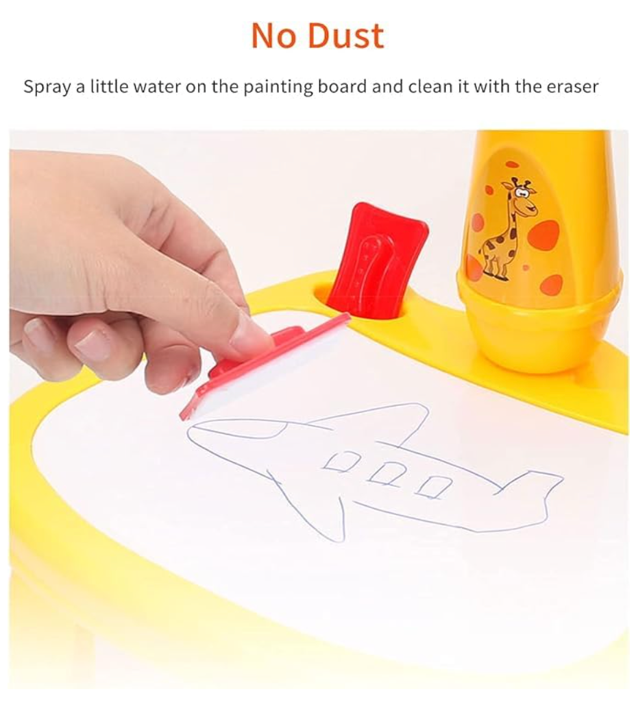 Kids Drawing Table With  Music  & Led Projector