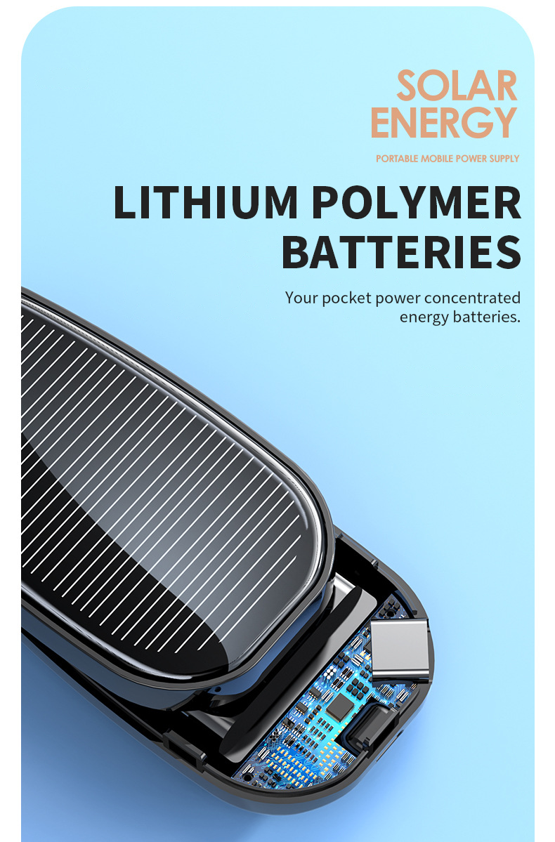 Solar Keychain Power Bank