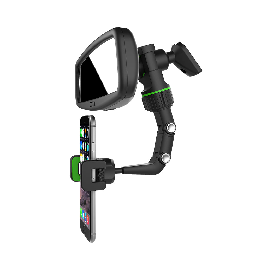Rearview Mirror Mounted 360 Degree Rotation Universal Phone Holder