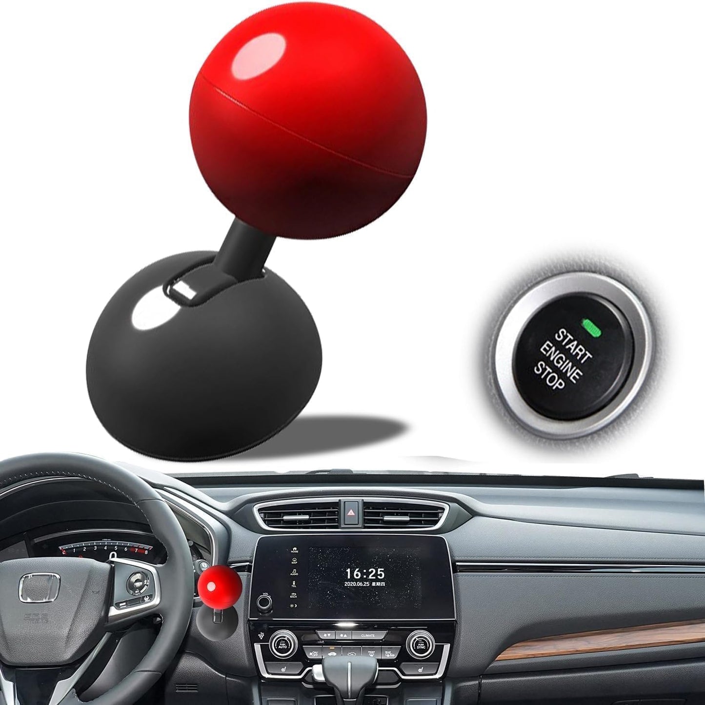 Push Button Start Lever, Car Push to Start Button Rocker Car